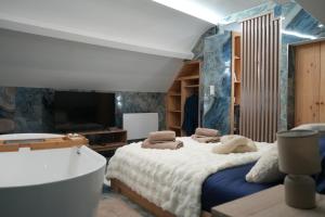 Bleu dOpale Luxury Suite with Freestanding Tub