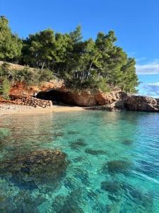 Sunny Terrace Zavala Hvar studio with terrace