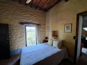Medieval Tower With Tuscan Hills View