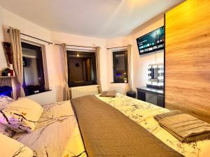 Moderne Ferienwohnung mit 2 Schlafzimmern & Hofparkplatz&Garten