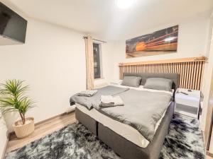 Moderne Ferienwohnung mit 2 Schlafzimmern & Hofparkplatz&Garten