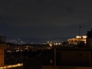 Pagrati Penthouse with large balcony view