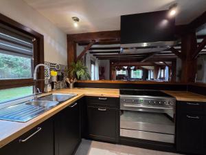 cosy holiday home with sauna near river