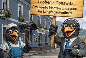 Raben Apartment Leoben Donawitz nahe voestalpine, Monteurunterkunft, Monteurzimmer in Monteurwohnung, Langzeitaufenthalte für Handwerker, Monteure und Arbeiter