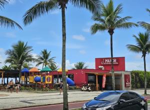 Frente Mar, 2 quartos, Andar Alto com Vista e Garagem, TV, Wifi em Praia Grande -SP