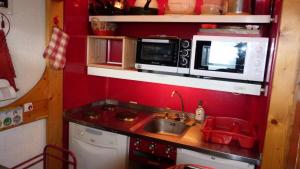 Résidence Nova - Appartement 2 pièces 6 personnes proche des pistes, des commerces, de la garderie et de lESF au centre de la station d’Arc 1800 MAE-1896