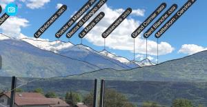 The cozy balcony of Dent Blanche - High Standing