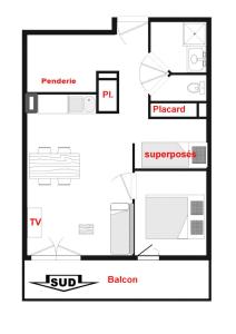 Résidence Les Oursons - Appartement typique au pied des pistes du Mont Rond MAE-3034