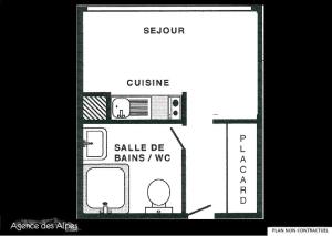 Résidence Combes - Appartement 2 personnes aux pieds des pistes aux Menuires avec vue panoramiqe MAE-4084