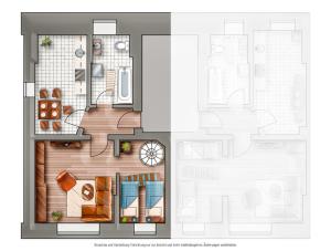 StayHere24 Maisonette-Wohnung mit großem Garten