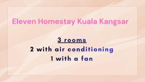 Eleven Homestay Kuala Kangsar