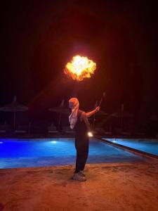 6h Luxury Agafay Desert Camp near Marrakech Sunset Dinner & Live Show with PICKUP