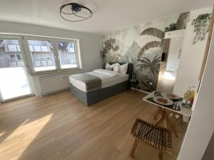 Balcony - Central Apartment - Free Parking