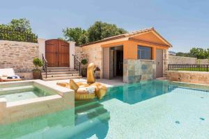 Luxury Villa Finessa Skradin 2 with heated pool, jacuzzi and sauna