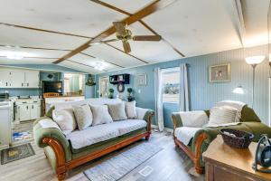 Lakefront w Dock, Detached Studio, Fire Pit!