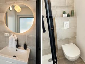 Romantische FeWo am Hafen mit gratis Bettwäsche-Paket und Terrasse