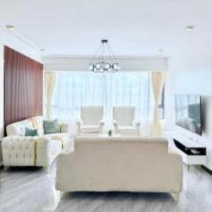 classy executive three bedroom apartment with fully equipped gym ample parking space swimming pool children playing ground and amazing scenic views