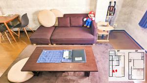 3 Bedrooms & LivingRoom! Direct KIX & Namba & Umeda access! DoumoTengachaya DT02