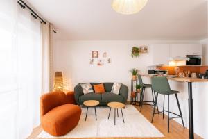 Vannes gare-centre ville - studio équipé 2 pers