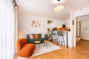 Vannes gare-centre ville - studio équipé 2 pers