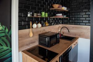 Cozy tiny container house by the river Danube