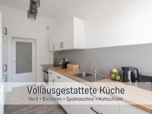 Benville Meißen - Ideal für 4-6 Personen - WLAN, Waschmaschine, Parkplatz - 2 Schlafzimmer - 1 km zum Bahnhof - ruhige Lage