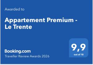 Appartement Premium - Le Trente
