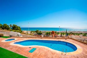 Apartamento familiar en Mojácar Playa, 2HAB, piscina, terraza y vistas al mar