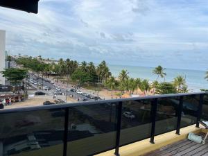 Pé na areia, vista panorâmica romântico Cabo Branco