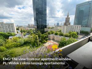 Warsaw Soul & Skyline, 3-Room Apartment in City Heart - Panoramic View