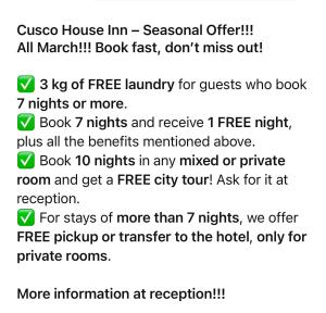 Cusco House Inn Hostel