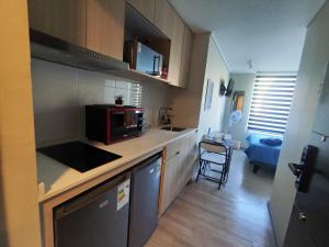 Departamento con piscina cercano a viña del mar