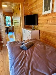 Gemütliches Holzhaus für 6 Gäste inkl Parkplatz und free Wifi