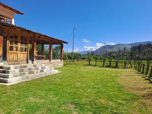 Casa de campo con vista al Huascarán