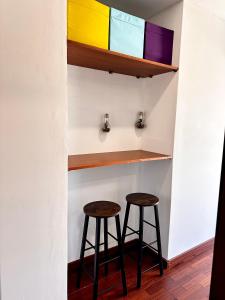 Modern Private Suite with Balcony & Bathroom - King and Queen Beds