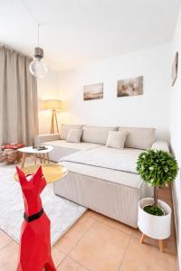 Ferienwohnung direkt am Bahnhof mit Dachterasse