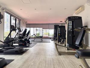 Bann-Kun Impact Muang Thong 2BR Condo Wi-Fi MRT Pink Near Airport DM