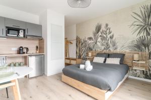 Studio neuf et moderne au cœur de lÎle de Nantes