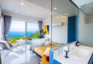 Azure Vista Haven 3br Seaview L-Shape pool Villa