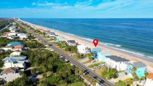 Oceanfront Flagler Beach Luxury Home 4BR,4BA Balconies Private Beach Walkover