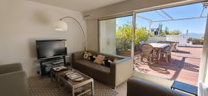 Exceptional rooftop terrace with panoramic sea view