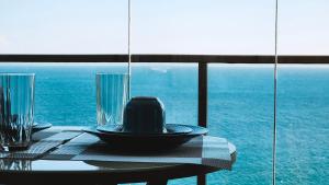 Estúdio com varanda na melhor vista da Barra-1003