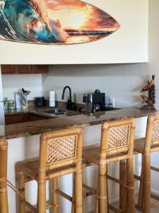 Luxury condo, side ocean view walk to town