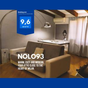NOLO93 Attic apt right in front of the metro station to Duomo