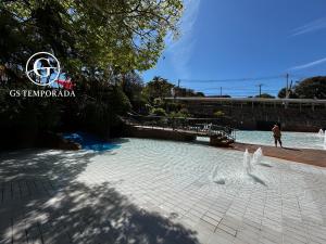 Piazza com acesso ao Acqua Park, Splash e Slider