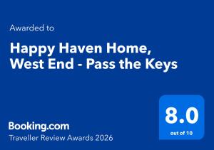 Happy Haven Home, West End - Pass the Keys