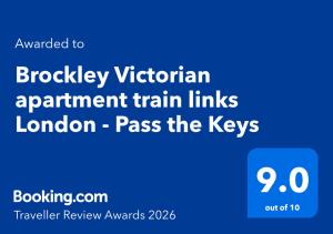 Brockley Victorian apartment train links London - Pass the Keys