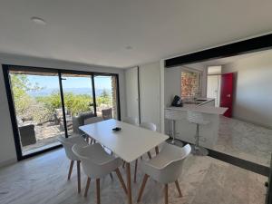 Contemporary home with a view