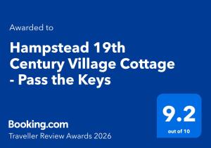 Hampstead 19th Century Village Cottage - Pass the Keys