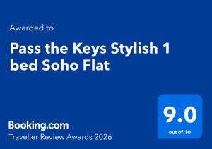Pass the Keys Stylish 1 bed Soho Flat
